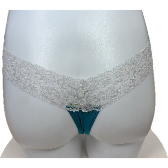 Honeydew Intimates S/M Assorted Fall Color Lace Waist Bow Thong Panties-Set of 5 - Picture 3 of 15